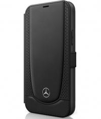 Mercedes-Benz Urban Line Book Case - iPhone 12 Mini (5.4") Zwart