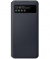 Samsung Galaxy A42 S-View Wallet Case Origineel - Zwart