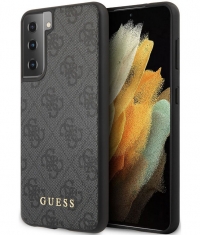 Guess 4G Stripe Hard Case - Samsung Galaxy S21 (G991) - Grijs