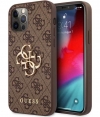 Guess 4G Metal Logo Back Case - iPhone 12 Pro Max (6.7") - Bruin