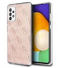 Guess 4G Glitter Hard Case - Samsung Galaxy A52 (A525) - Roze