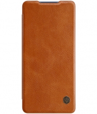 Nillkin Qin PU Leather Book Case Samsung Galaxy S20 FE - Bruin