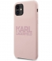 Karl Lagerfeld Silicone Back Case - Apple iPhone 11 (6.1") - Roze