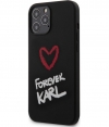 Karl Lagerfeld Forever Karl Case iPhone 12 Pro Max (6.7") - Zwart