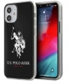 U.S. Polo Big Horse Hard Case Apple iPhone 12 Mini (5.4") - Zwart