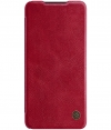 Nillkin Qin PU Leather Book Case voor Xiaomi Poco F3 - Rood