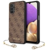 Guess 4G Charms Hard Case voor Samsung Galaxy A32 4G - Bruin
