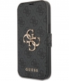 Guess 4G Metal Logo Book Case Apple iPhone 13 Mini (5.4") - Grijs