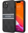 Guess 4G Printed Stripe Back Case Apple iPhone 13 (6.1") - Grijs