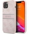 Guess 4G Printed Stripe Back Case Apple iPhone 13 (6.1") - Roze