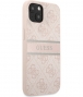Guess 4G Printed Stripe Back Case Apple iPhone 13 (6.1") - Roze