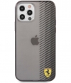 Ferrari On-Track Gradient BackCase iPhone 12 Pro Max (6.7") Zwart