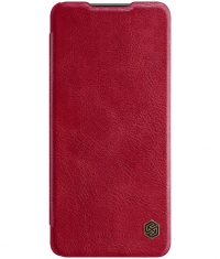 Nillkin Qin PU Leather Book Case Xiaomi Redmi Note 10 Pro - Rood