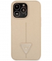 Guess Saffiano Triangle Back Case iPhone 13 Pro Max (6.7") Beige