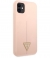 Guess Silicone Triangle Back Case Apple iPhone 11 (6.1") - Roze