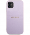 Guess Saffiano Back Case voor Apple iPhone 11 (6.1") - Paars