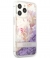 Guess Flower Liquid Glitter Case - iPhone 13 Pro (6.1") - Paars