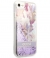 Guess Flower Liquid Glitter Case - Apple iPhone 7/8/SE - Paars