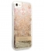 Guess Paisley Liquid Glitter Case - Apple iPhone 7/8/SE - Goud