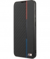 BMW M Tricolor Triangles Book Case Samsung Galaxy S21 FE 5G Zwart