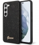 Guess Glitter Flakes Back Case Samsung Galaxy S23+ (S916) - Zwart