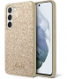 Guess Glitter Flakes Back Case Samsung Galaxy S23+ (S916) - Goud
