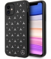 Mercedes Silver Stars Back Case - Apple iPhone 11 (6.1") - Zwart