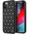 Mercedes Silver Stars Back Case iPhone 12/12 Pro (6.1") - Zwart