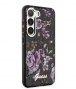Guess Flower Back Case Samsung Galaxy S23 Plus (S916) - Zwart
