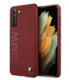 BMW Silicone Back Case voor Samsung Galaxy S21 Plus - Rood