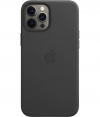 Apple Leren Back Cover met MagSafe - iPhone 12 Pro Max - Zwart