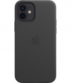 Apple Leren Back Cover met MagSafe - iPhone 12/12 Pro  - Zwart