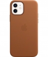 Apple Leren Back Cover met MagSafe iPhone 12/12 Pro  - Zadelbruin