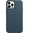 Apple Leren Back Cover met MagSafe iPhone 12 Pro Max - Blauw