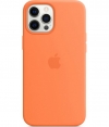 Apple Silicone Backcover voor iPhone 12 Pro Max - Kumquat Oranje
