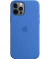 Apple Silicone Back Cover - Apple iPhone 12/12 Pro - Capri Blauw