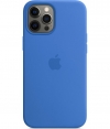 Apple Silicone Backcover Magsafe iPhone 12 Pro Max - Capri Blauw