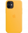 Apple Silicone Back Cover - Apple iPhone 12 Mini - Geel