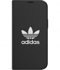Adidas Trefoil Book Case voor Apple iPhone 12 Mini (5.4") - Zwart
