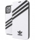 Adidas 3-Stripes Book Case - Apple iPhone 12/12 Pro (6.1") - Wit