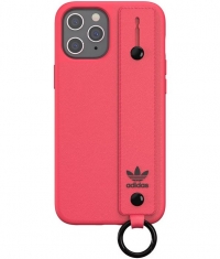 Adidas Hand Strap Back Case Apple iPhone 12 Pro Max (6.7") - Roze