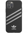 Adidas 3-Stripes Woman Back Case iPhone 12/12 Pro (6.1") - Zwart