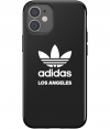 Adidas OR LA Back Case - Apple iPhone 12 Mini (5.4") - Zwart