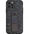 Adidas Grip Leopard Back Case - iPhone 12/12 Pro (6.1") - Zwart