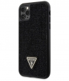 Guess Rhinestones Back Case - iPhone 11 Pro Max (6.5") - Zwart