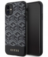 Guess G-Cube MagSafe Back Case Apple iPhone 11/XR (6.1") - Zwart