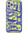 Diesel Snap AOP Back Case Apple iPhone 12/12 Pro (6.1") - Blauw