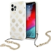 Guess Peony Hard Case met Strap - iPhone 12/12 Pro (6.1") - Goud