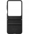 Samsung Galaxy Z Flip 5 Leather Cover EF-VF731PB - Zwart