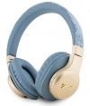 Guess 4G Script Logo Bluetooth Stereo Over-Ear Koptelefoon Blauw